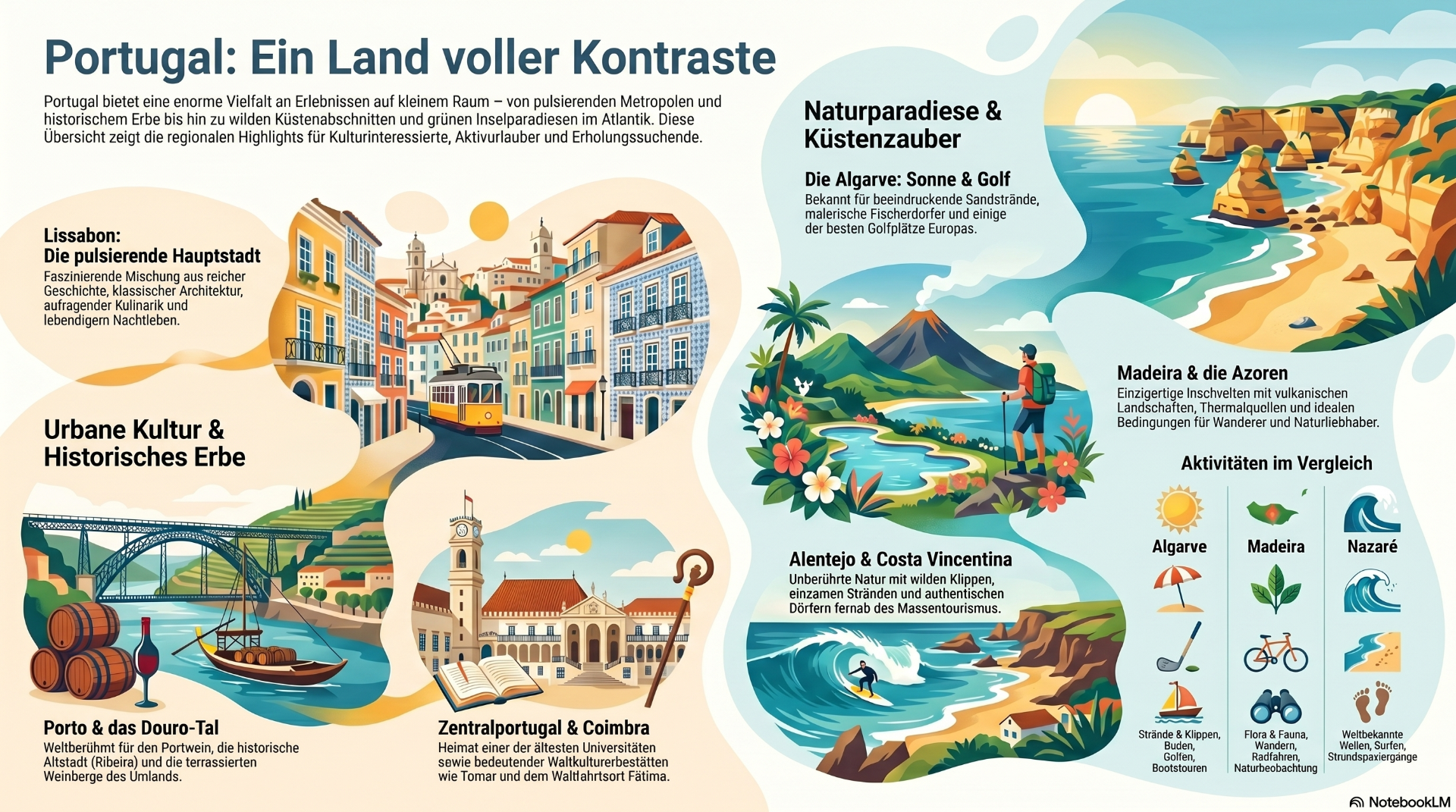 Portugal_ Ein Land voller Kontraste - Info Graphik