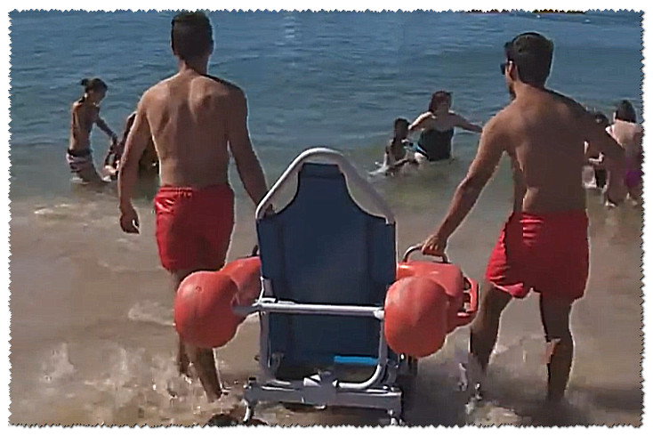 Strandrollstuhl