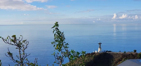 Christus-Statue Cristo Rei an der Ponta do Garajau auf Madeira